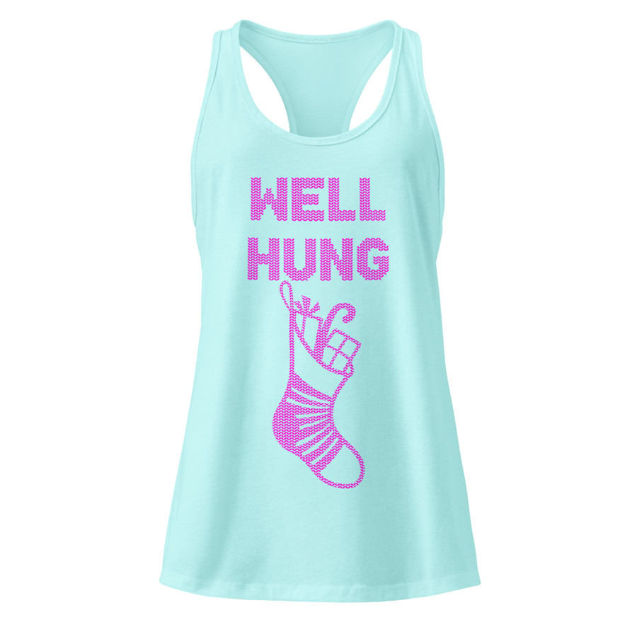 Women’s Well Hung - Tank Top (Pink Print)