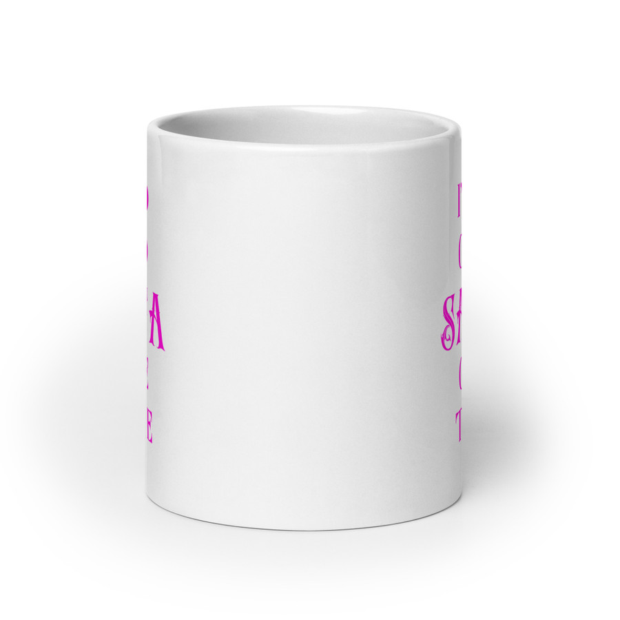 I'm So Good Santa Came Twice - White Glossy Mug (Pink Print)
