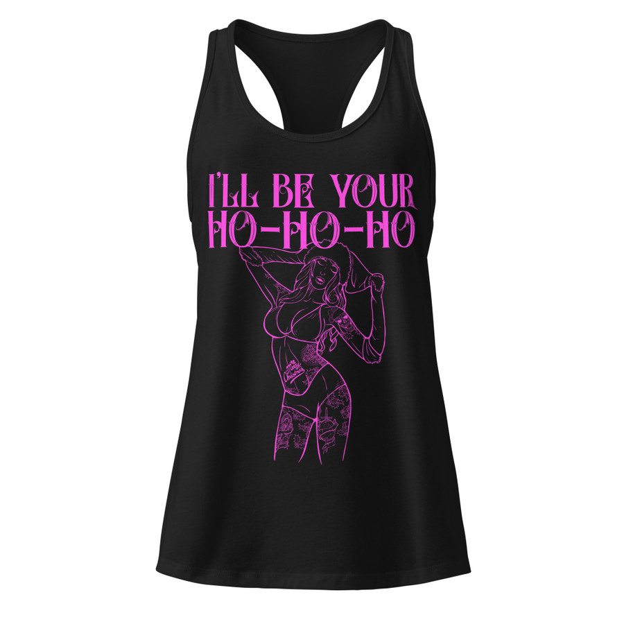 Women’s I'll Be Your Ho-Ho-Ho - Tank Top (Pink Print)