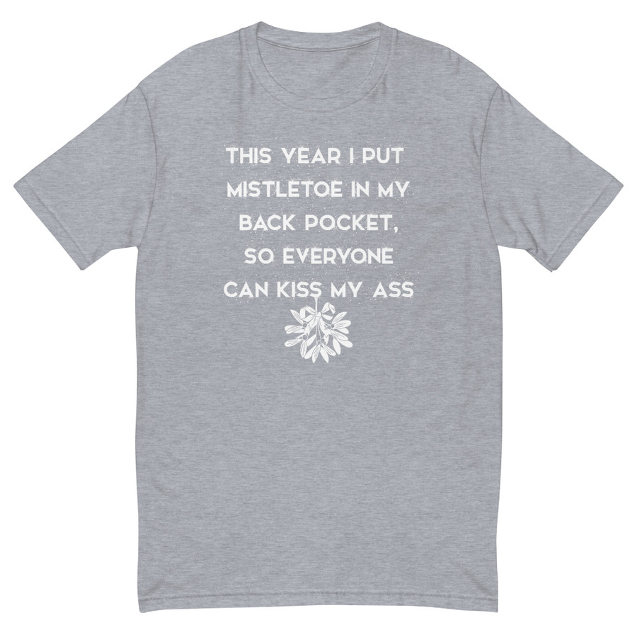 Men's It Would Be Easier To Move Than To Clean All The Christmas Decorations - Shirt (White Print)