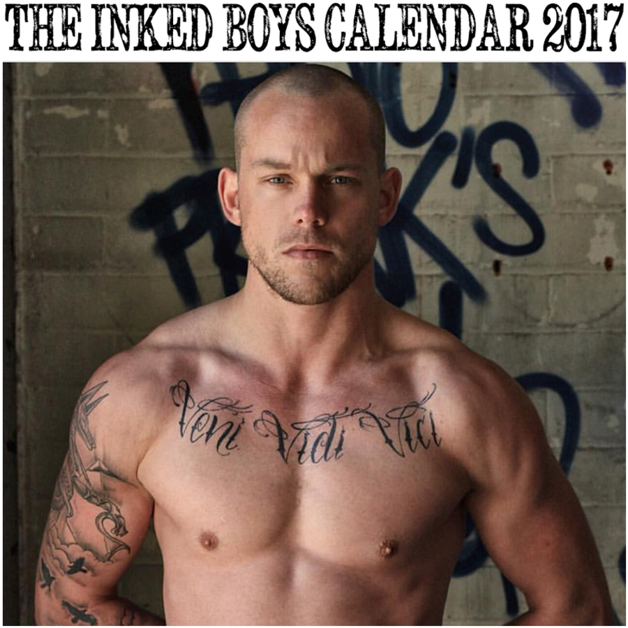 The Inked Boys Calendar 2017 + (Four Free Posters)