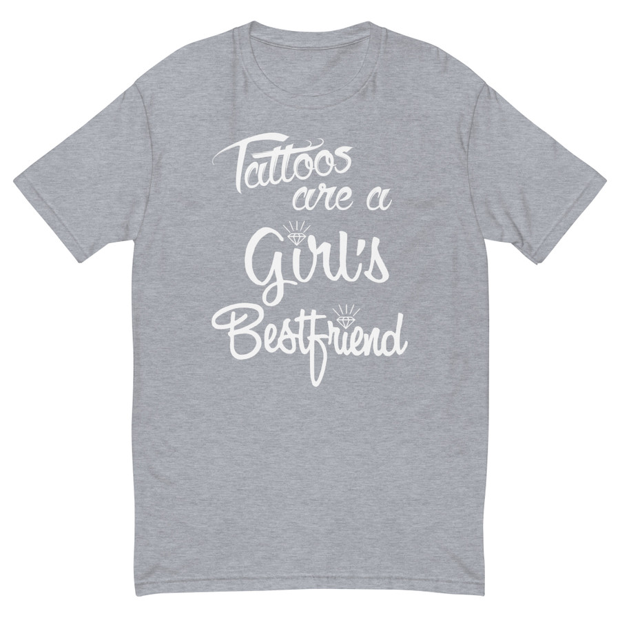Men's Tattoos Are A Girls Best Friend - Shirt (White Print)