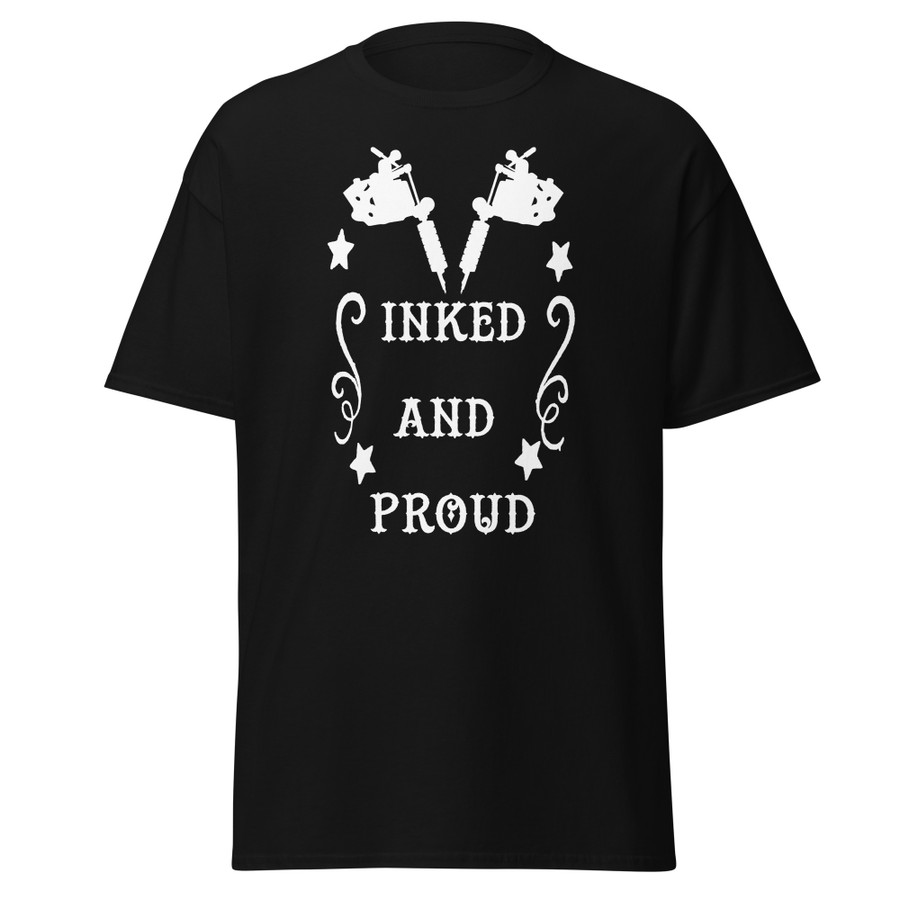Unisex Inked And Proud - Shirt (White Print)