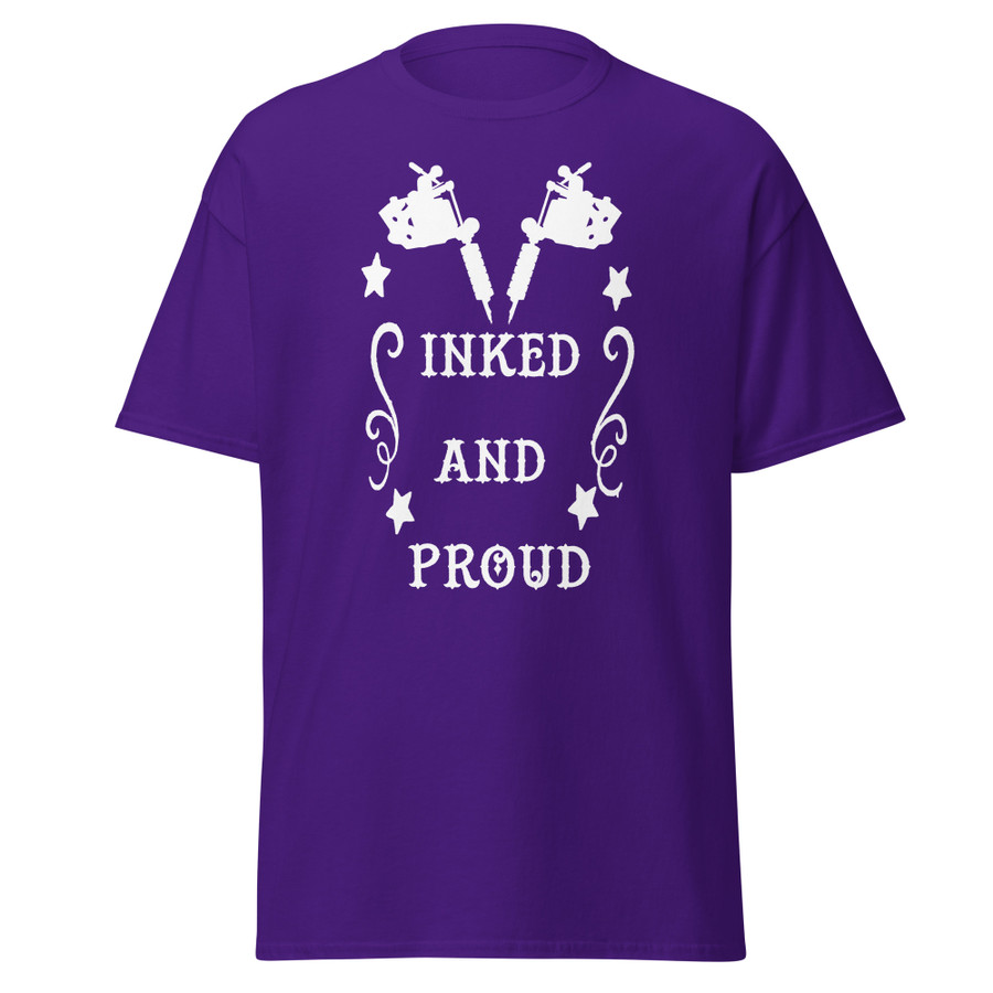 Unisex Inked And Proud - Shirt (White Print)