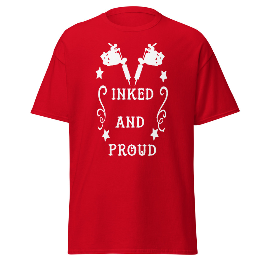 Unisex Inked And Proud - Shirt (White Print)