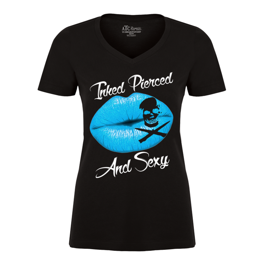 Women's Inked Pierced And Sexy - Tshirt