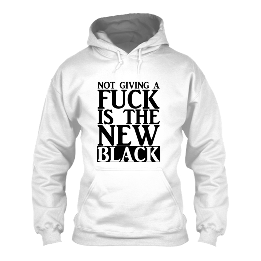 Men's Not Giving A Fuck Is The New Black - Hoodie