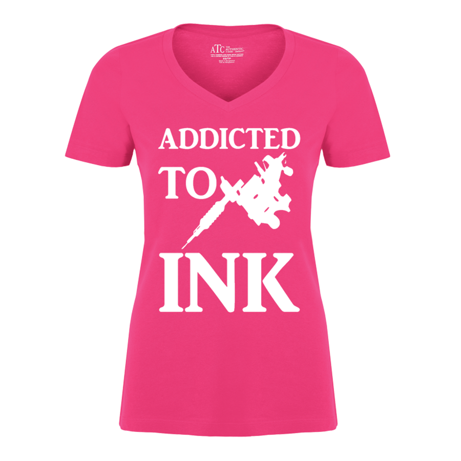 Women's Addicted To Ink - Tshirt