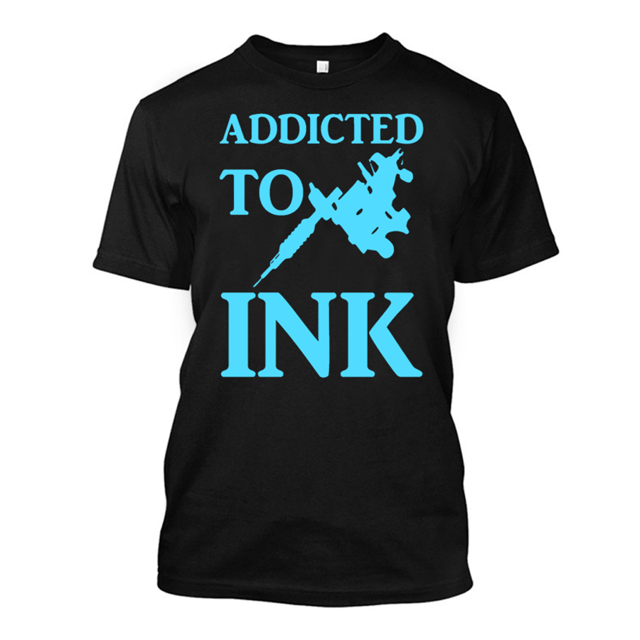 Men's Addicted To Ink - Tshirt