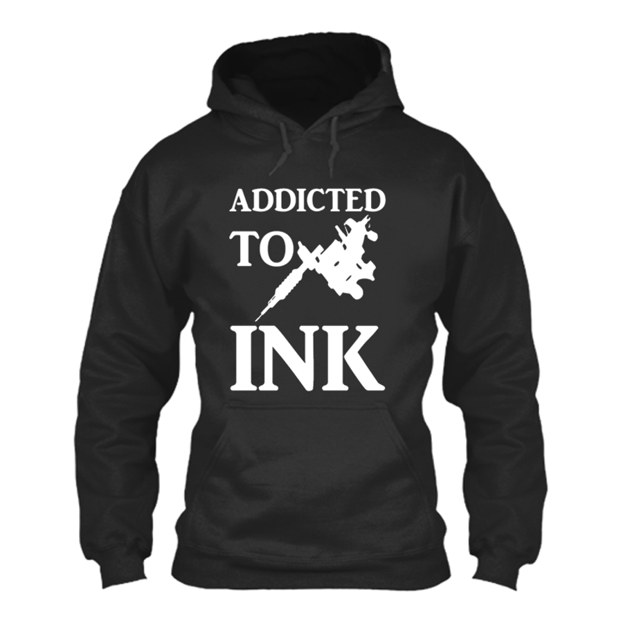 Men's Addicted To Ink - Hoodie