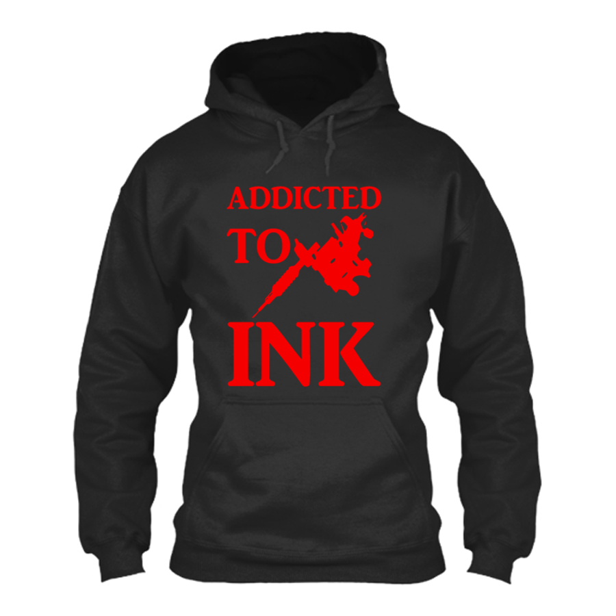 Men's Addicted To Ink - Hoodie