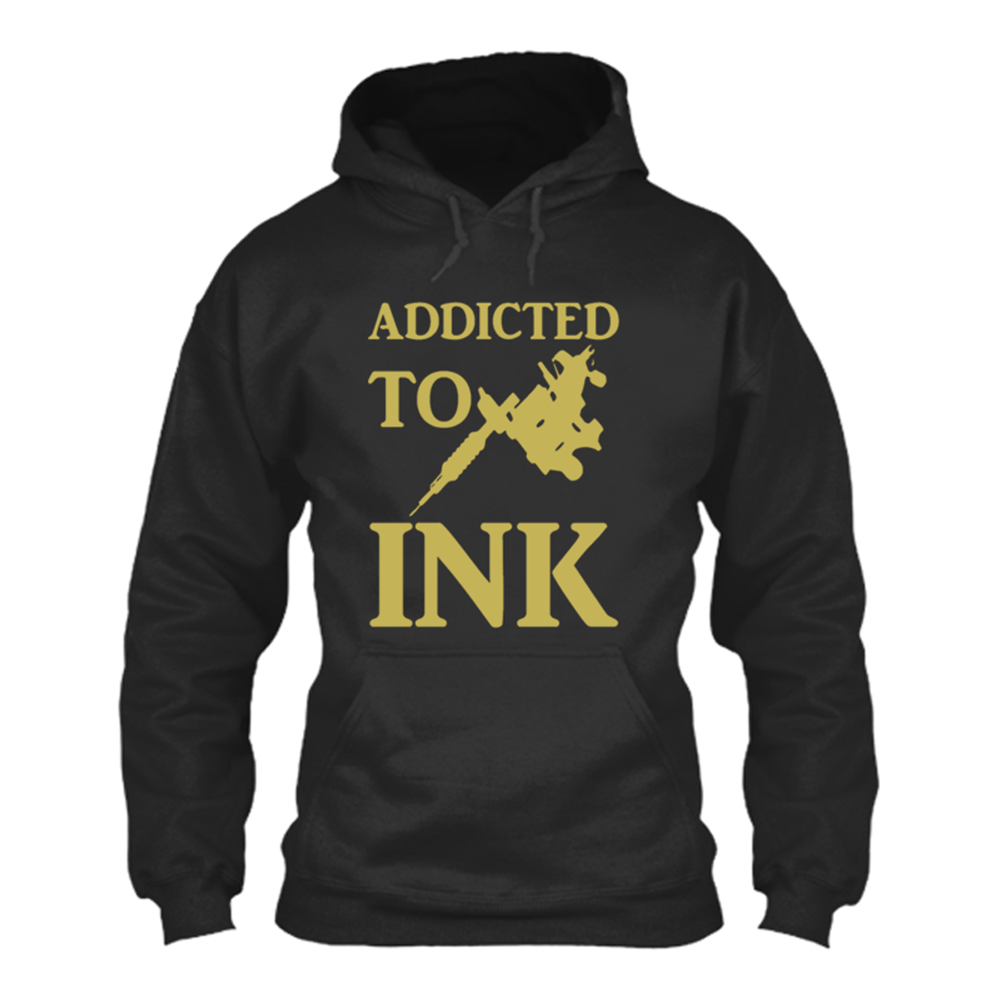 Men's Addicted To Ink - Hoodie