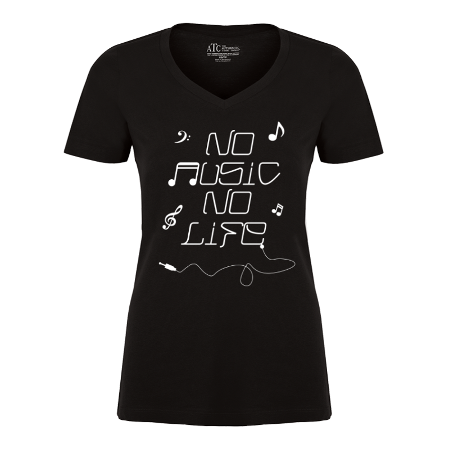 Women's No Music No Life - Tshirt