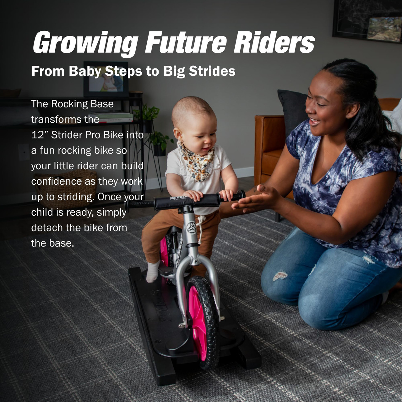 Strider Pro 2-in-1 Rocking Bike: Start Riding Early | Free Shipping