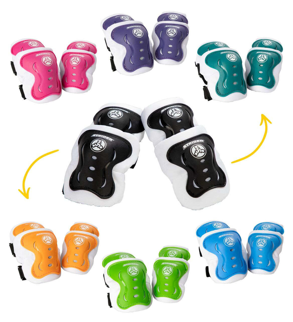 bike helmet knee pads elbow pads Toddler Youth Bicycle Kids Adjustable for 5~12yrs Girls Kids and Helmet for Cycling Roller Skate Scooter Helmet and Knee Pad Set Pink : Sports & Boasting high Gloves Helmet And Elbow And
