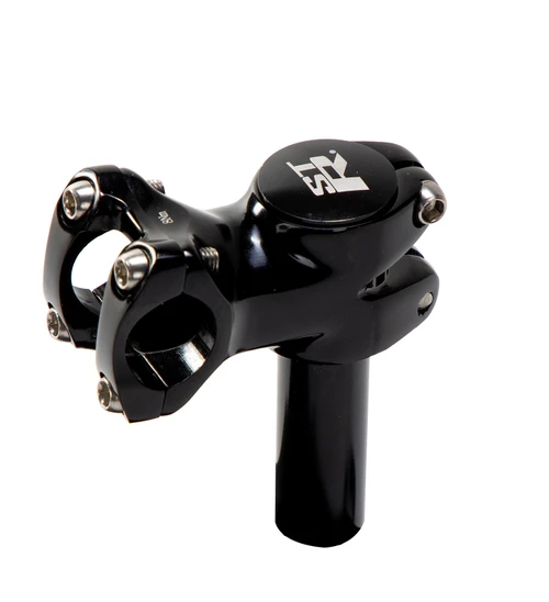 Up close, side view of the Strider Stem Adapter assembled