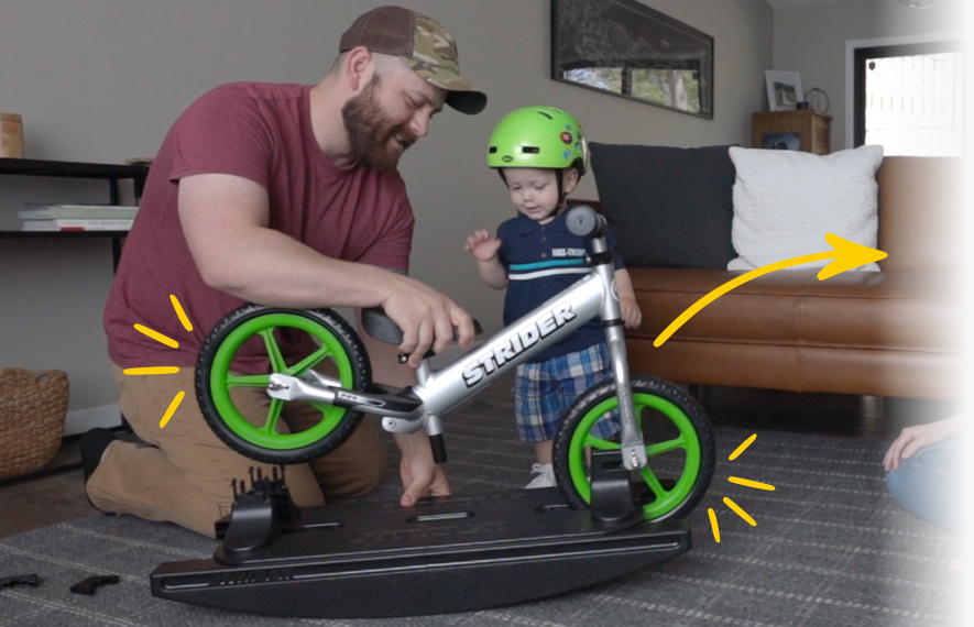 Strider Pro 2-in-1 Rocking Bike: Start Riding Early | Free Shipping