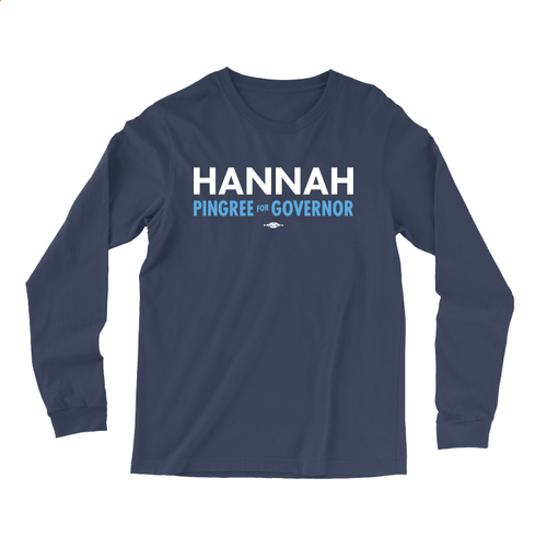 Hannah Pingree (Navy Long-Sleeve Tee)