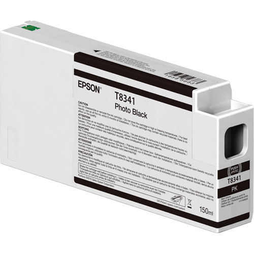 Epson T834100 UltraChrome HD Photo Black Ink Cartridge (150ml)