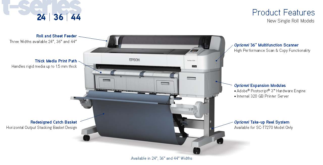 Epson Surecolor T3270 24 In Screen And Plotter Printer 1373