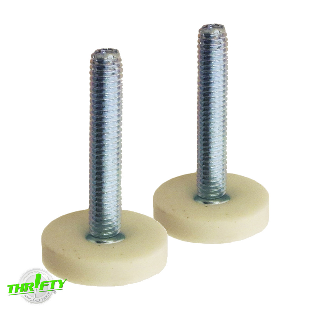 W10001130 (2 Pack) Washer Leveling Leg For Whirlpool / KitchenAid