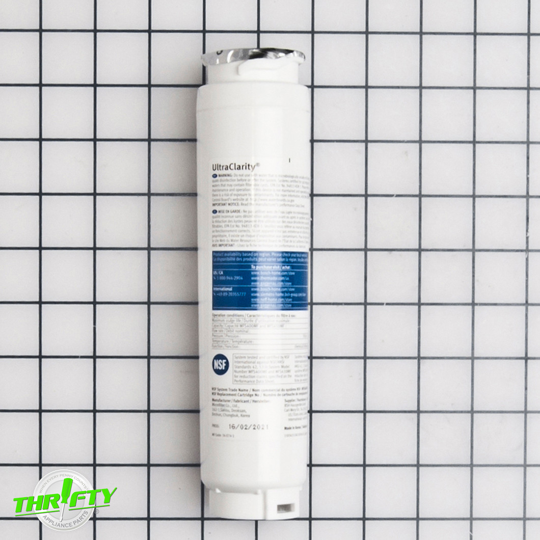 11034152 BORPLFTR30 UltraClarity Bosch Refrigerator Water Filter