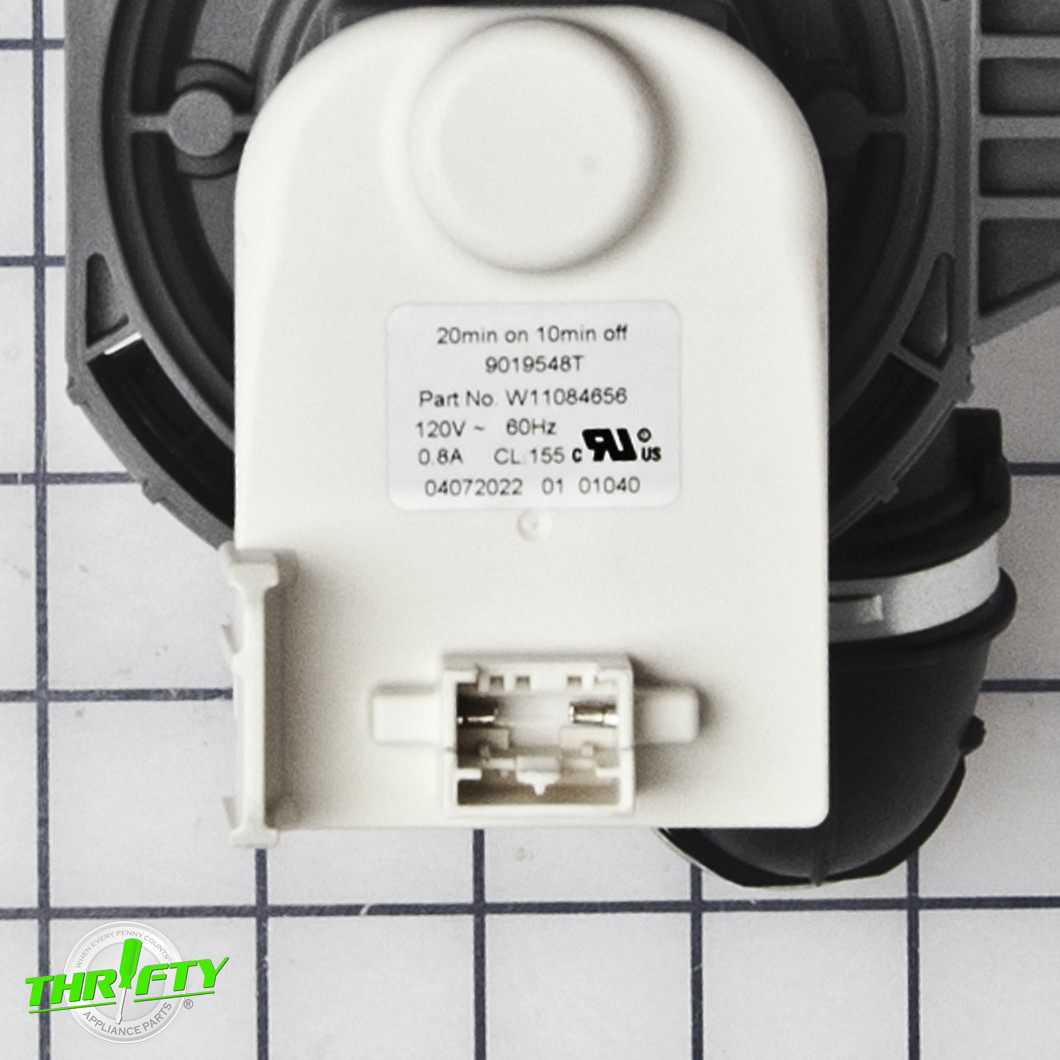 W11084656 Dishwasher Circulation Pump Motor For Whirlpool / Ikea Thrifty Appliance Parts