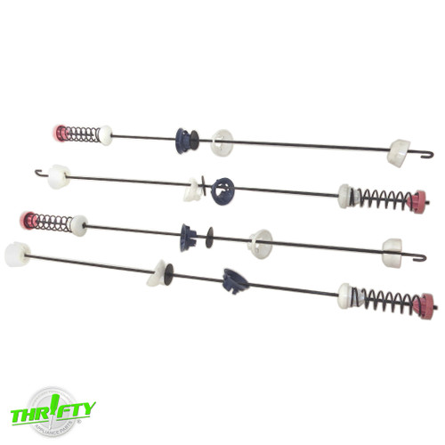 4x W11130362 Suspension Rod Kit For Whirlpool WTW5000DW Washing Machine - Load-Balancing