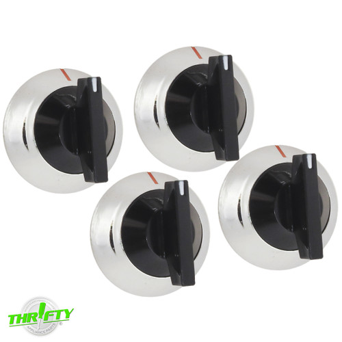 330190 (4 Pack) Range Burner Knob For Whirlpool / Roper