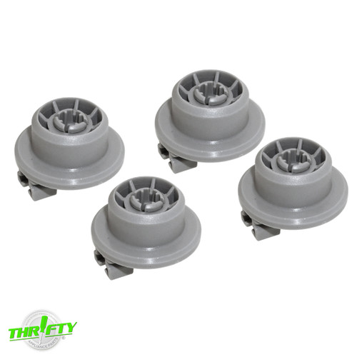 10004364 (4 Pack) Dishwasher Lower Dishrack Wheel for Bosch
