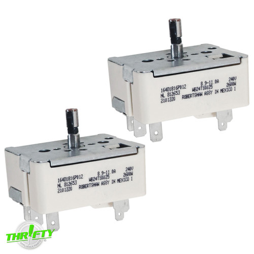 WB24T10025 (2 Pack) Range Infinite Switch for GE WB24T10025 (2 Pack) Range Infinite Switch for GE