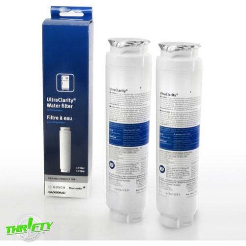 11034152 BORPLFTR30 (2 Pack) UltraClarity Bosch Refrigerator Water Filter