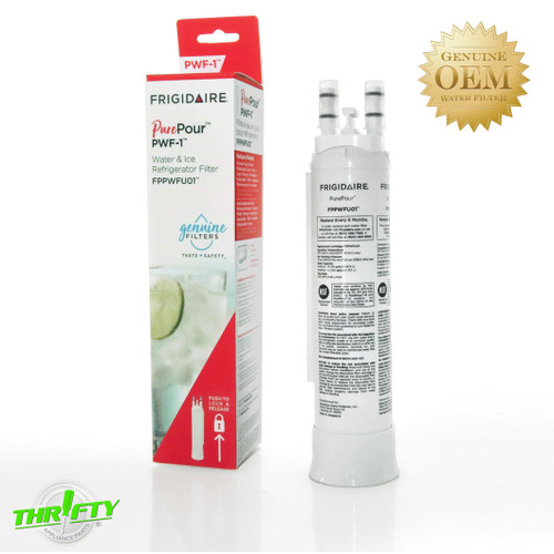 FPPWFU01 PWF-1 PurePour Frigidaire Refrigerator Ice & Water Filter FPPWFU01 PWF-1 PurePour Frigidaire Refrigerator Ice & Water Filter