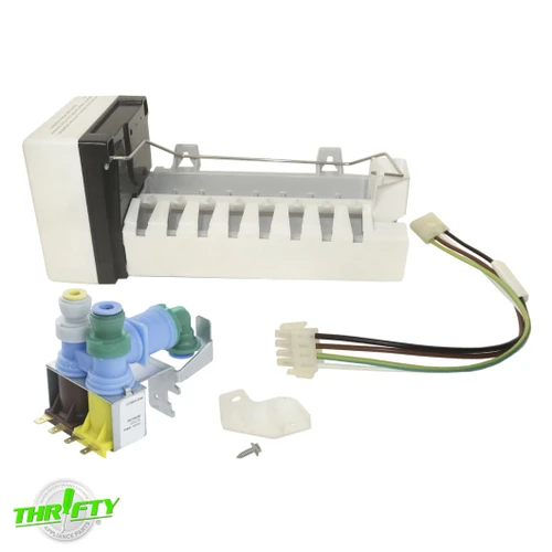 1110702A  67006531 Refrigerator Ice Maker & Valve For Maytag / Whirlpool / Amana