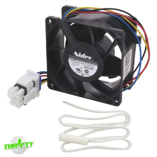 WR60X26866 WR55X10025 Refrigerator Evaporator Fan & Sensor For GE