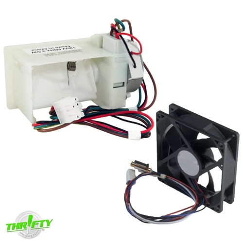 W11087438 W10248595 Refrigerator Evaporator Fan & Damper For Whirlpool / KitchenAid