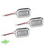 W11462342 (3 Pack) Refrigerator LED Light Module Replacement for Whirlpool
