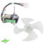 WR60X10220 WR60X10207 Refrigerator Condenser Fan Kit For GE / Hotpoint / RCA