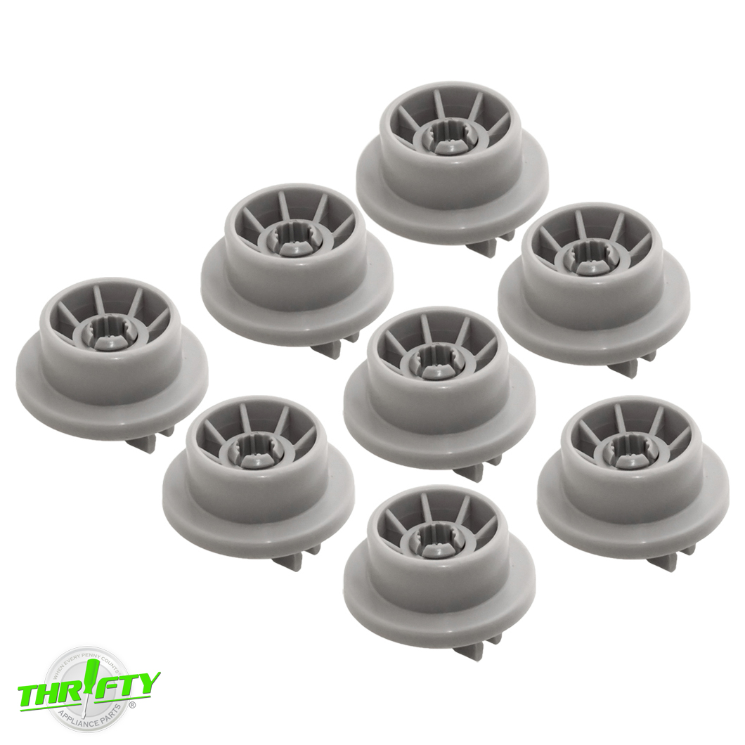 Bosch Dishwasher Bottom Basket Wheels Set 8 00165314