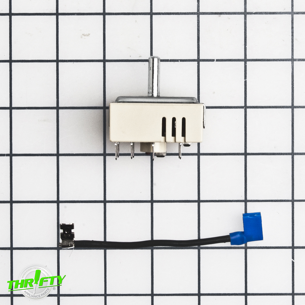 12001129 Fan Switch With 2 Push Nuts - Fits Jenn-Air / Maytag / Whirlpool Cooktops & Ranges