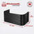 48″ W × 30″ P × 12″ H Powder Coated Window Well — Gloss Black