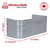 54″ W × 16″ P × 22″ H Galvanized Steel Window Well