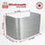 54″ W × 30″ P × 42″ H Galvanized Steel Window Well