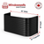 60″ W × 22″ P × 30″ H Powder Coated Window Well — Gloss Black