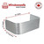 36″ W × 12″ P × 12″ H Galvanized Steel Window Well