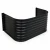 42″ W × 30″ P × 42″ H Powder Coated Window Well — Gloss Black