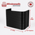 42″ W × 30″ P × 48″ H Powder Coated Window Well — Gloss Black