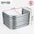 54″ W × 22″ P × 30″ H Galvanized Steel Window Well