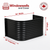 54″ W × 30″ P × 36″ H Powder Coated Window Well — Gloss Black