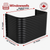 54″ W × 30″ P × 42″ H Powder Coated Window Well — Gloss Black